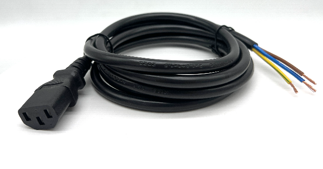 Кабель питания C13, 3х2,5, 16А, 2,0м (без вилки) ГОСТ