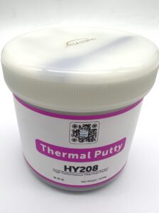 Термопаста на силиконовой основе серого цвета HY268-CN1000G, расфасовка по 1000гр