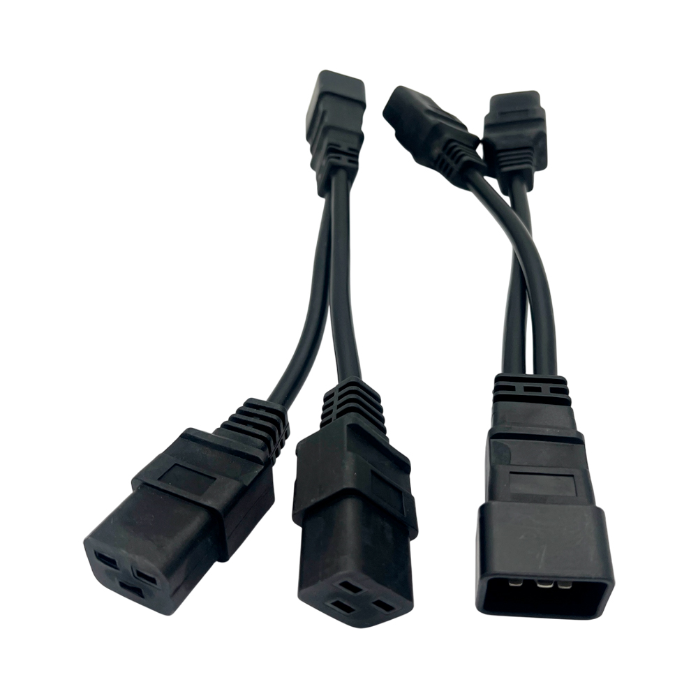 Кабель питания C20Х2ХС19, 3х1,5, 16А, 0,25 м