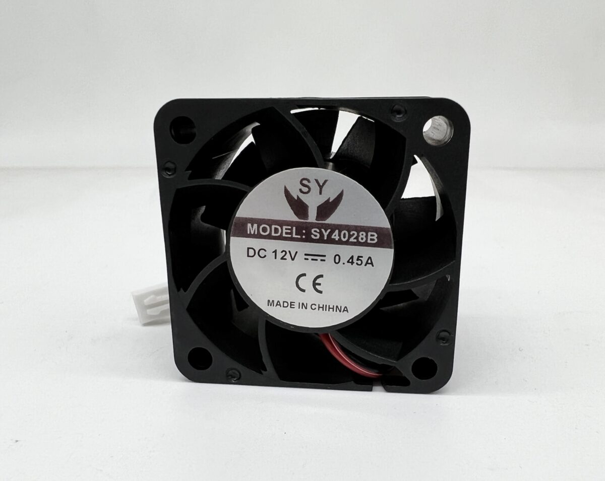Кулер 40X40X28 мм, 12V, 0,45A, 2 pin SY4028B — изображение 4
