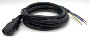 Кабель питания C13, 3х2,5, 16А, 0,5м (без вилки) ГОСТ