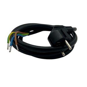 Шнур питания S22, тип F, Schuko 3х1,5, 10А, 1,0м ГОСТ