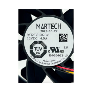 Вентилятор 120X120X38 мм, 7000 об., 12V, 4,5A, 4 pin., Mod: DF1203812B2FN , MARTECH, Original
