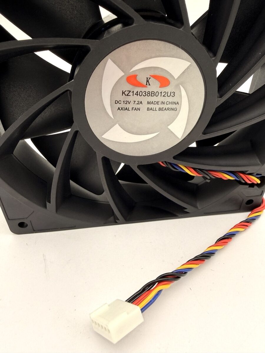 Кулер 140X140X38 мм, 6pin 7,2A, KZ1438B012U3 — изображение 4
