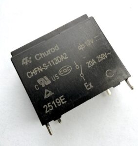 Реле CHFN-S-112DA2, 12VD, smic, 20A, 250VAC