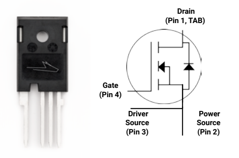 Транзистор GS3M0060065K (PG-TO 247-4) 650V, 37A